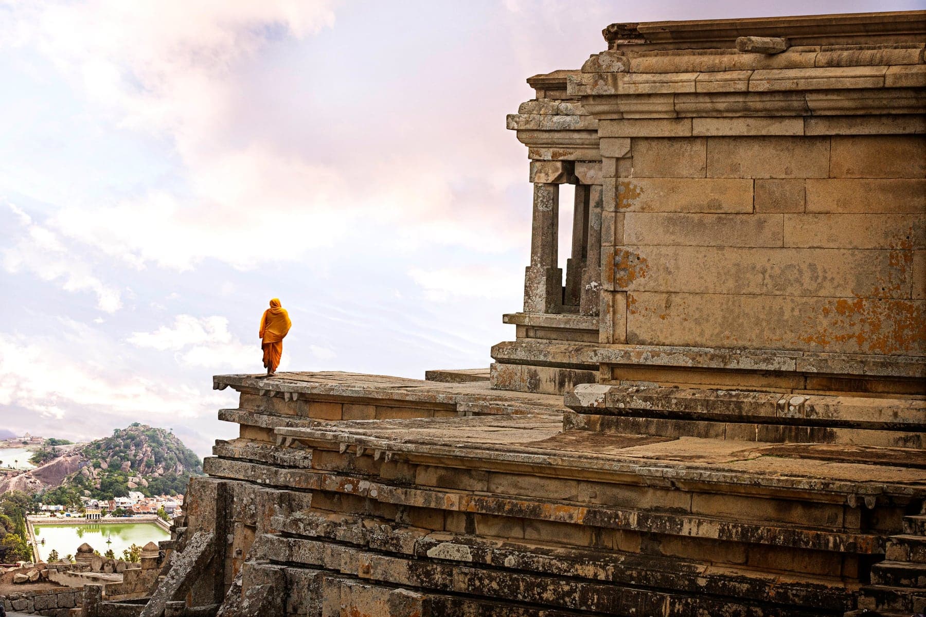 Historic temple architecture in India